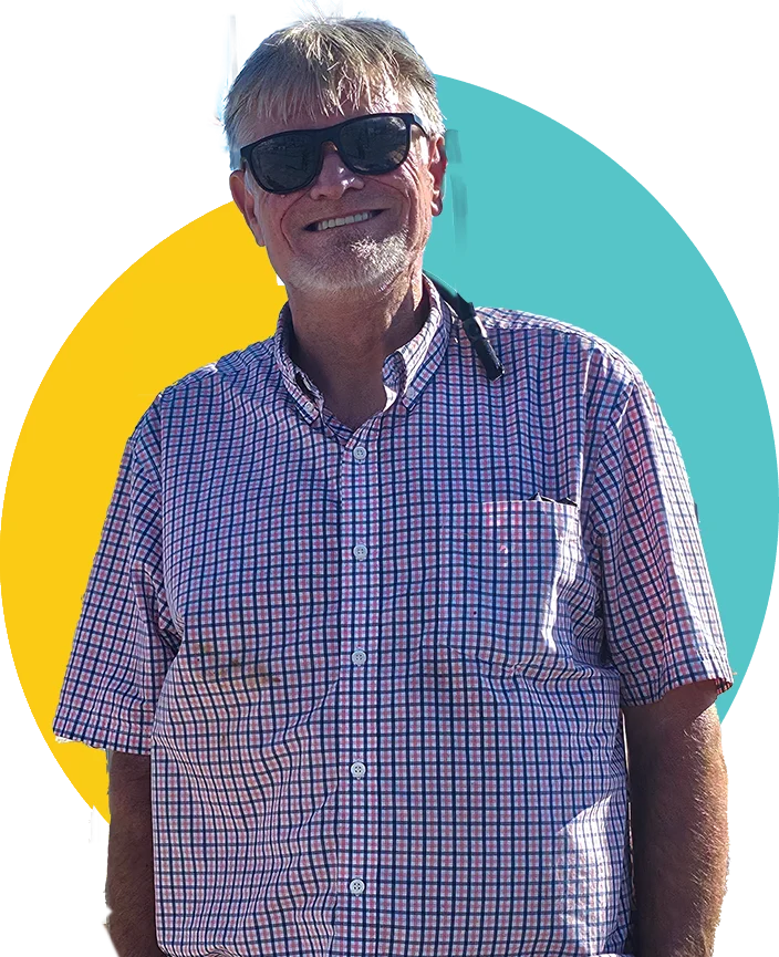 Portrait cut-out layout design representation